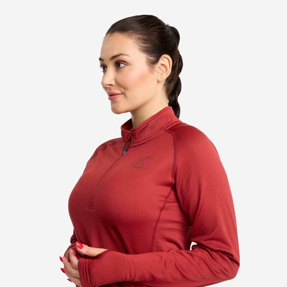 Waffle 1/2 Zip Baselayer Top