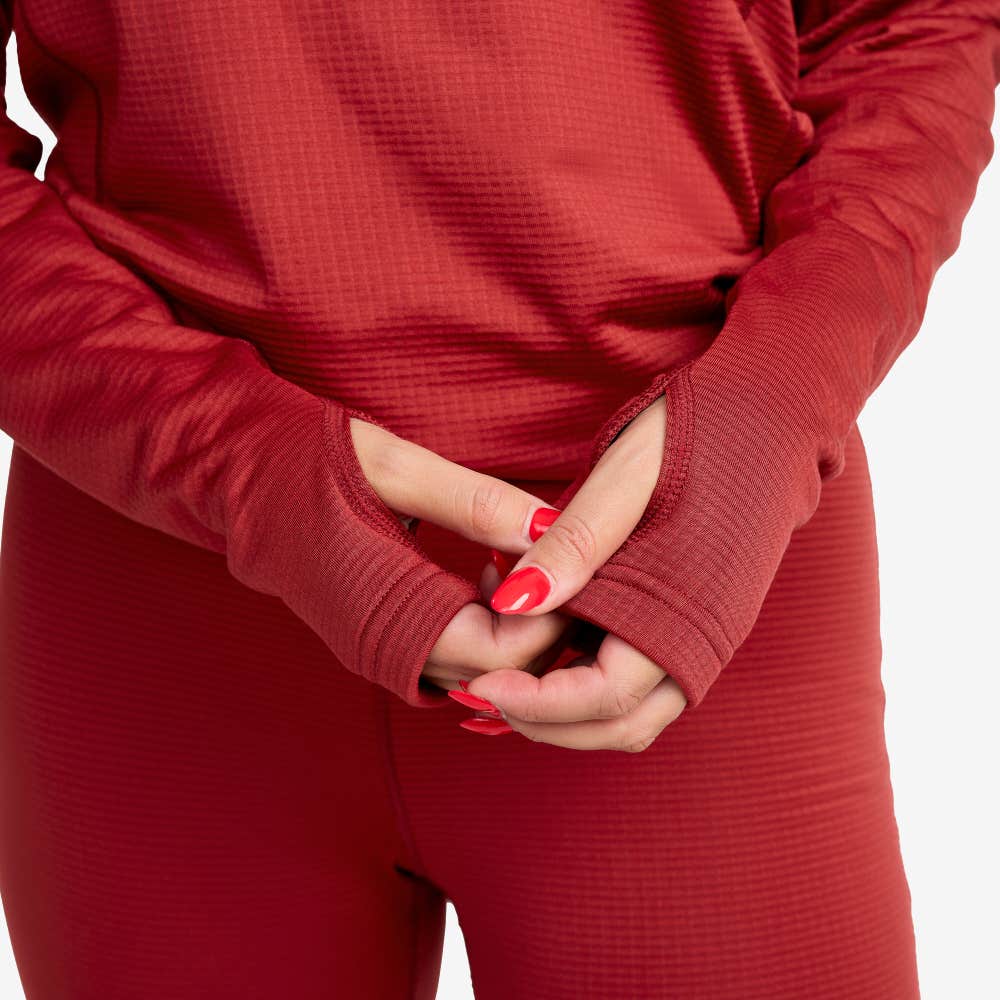Waffle 1/2 Zip Baselayer Top