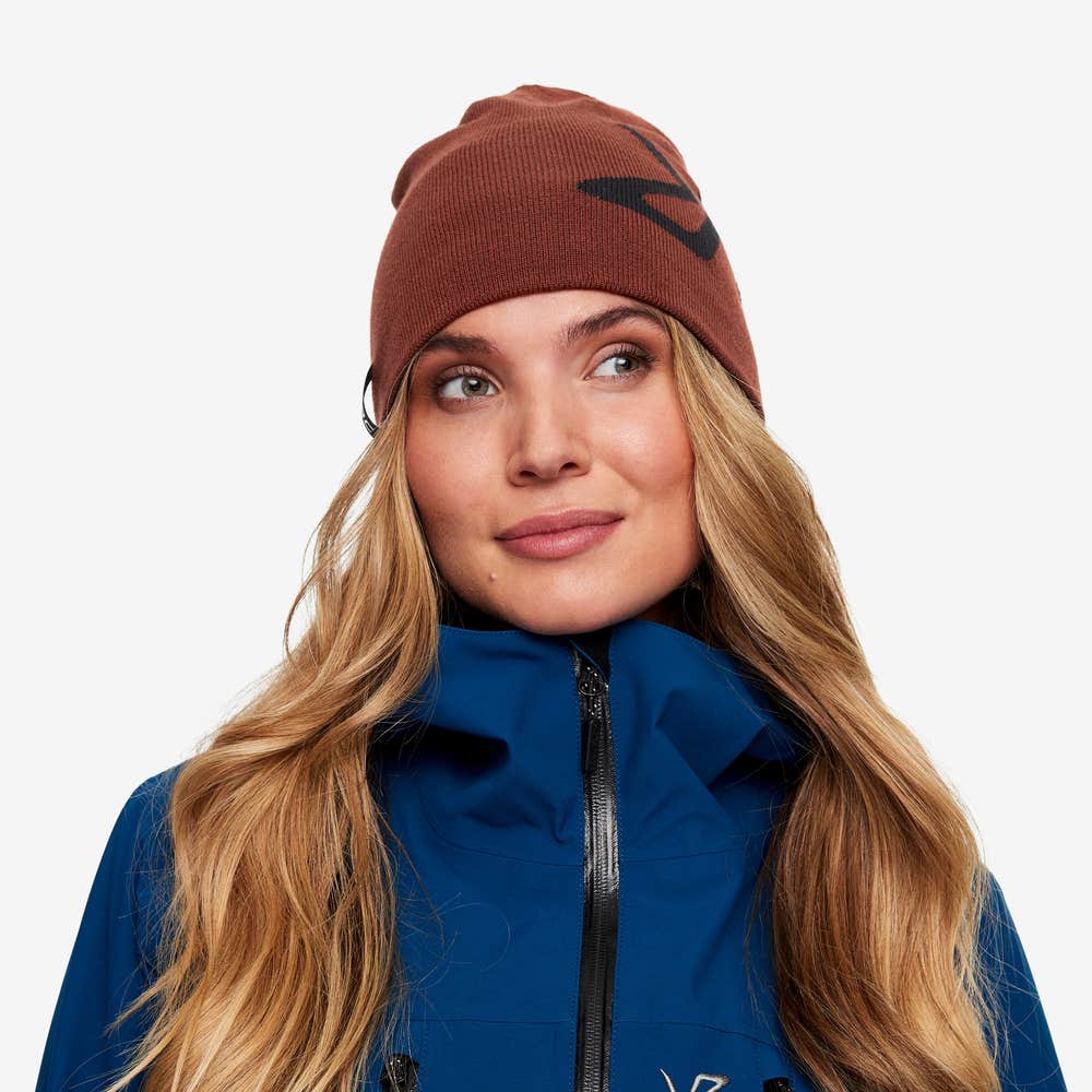 Merino Knitted Logo Beanie