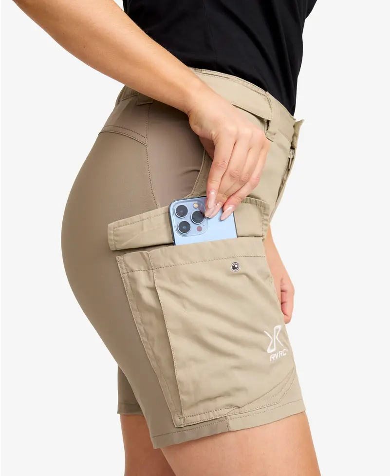Rambler Lightweight Pro Shorts Women Aluminium/Brindle