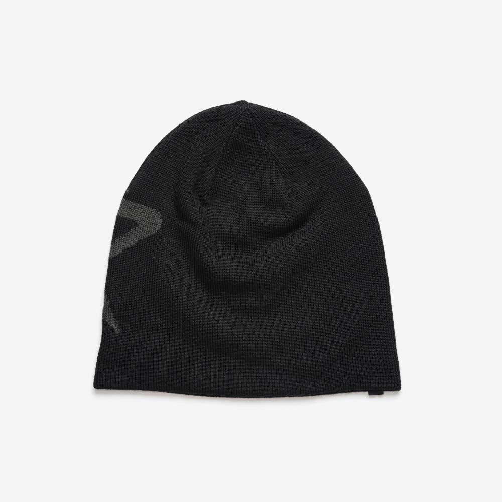 Merino Knitted Logo Beanie