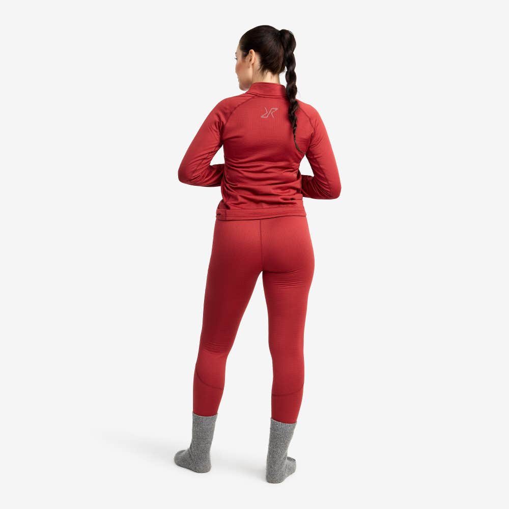 Waffle 1/2 Zip Baselayer Top
