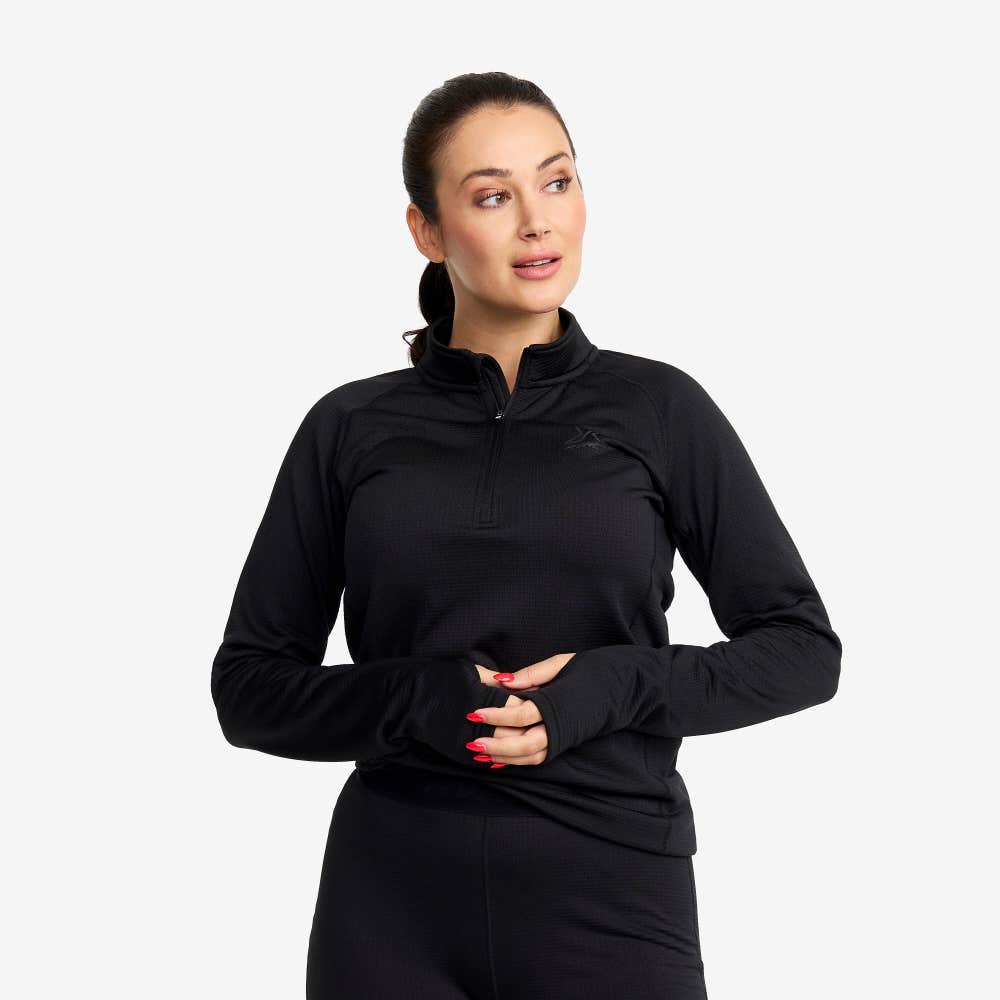 Waffle 1/2 Zip Baselayer Top