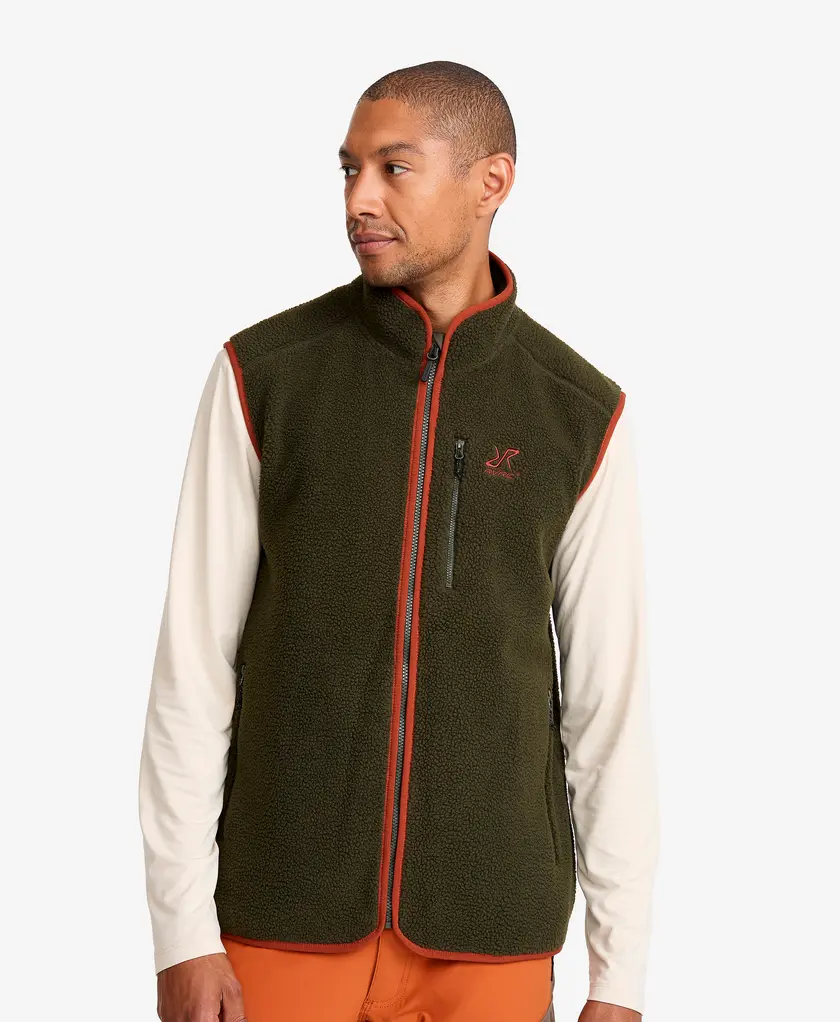 Canyon Full-zip Pile Fleece Vest Men