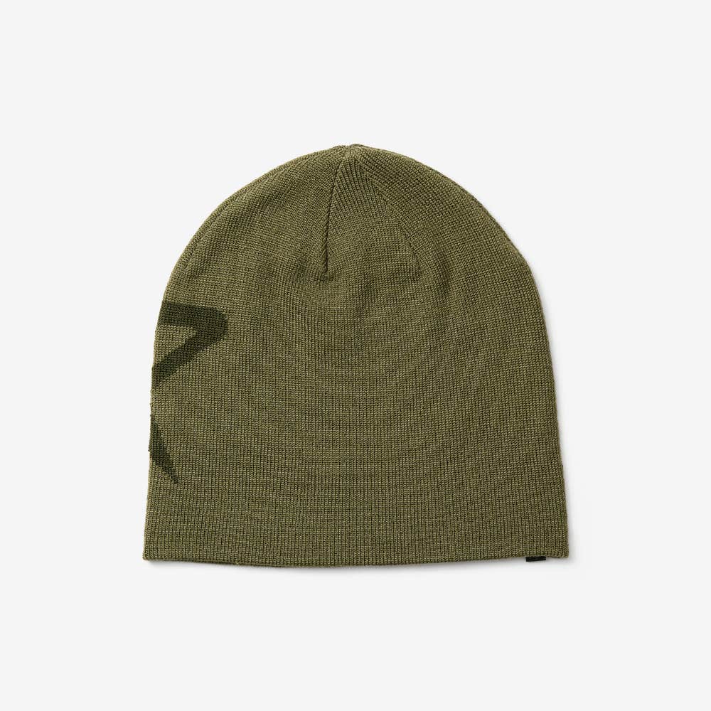 Merino Knitted Logo Beanie