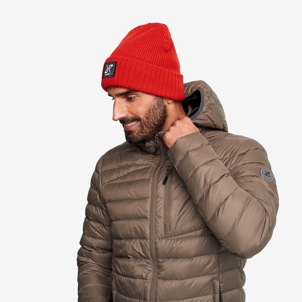 Ribbed Patch Beanie